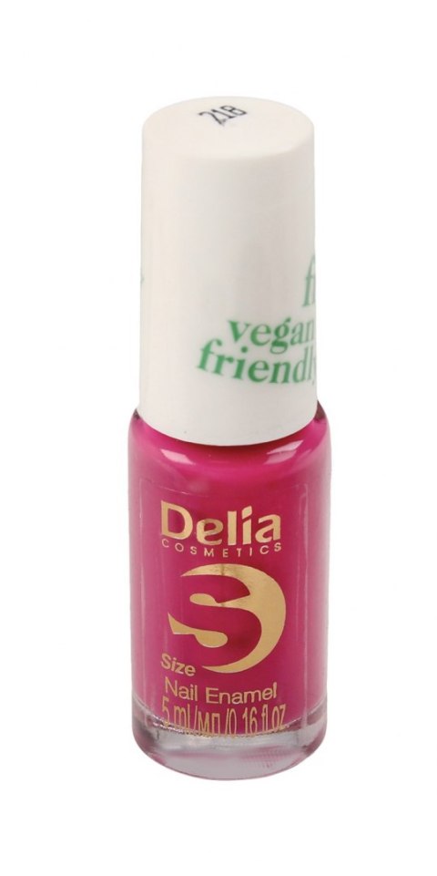 Delia Cosmetics Vegan Friendly Emalia do paznokci Size S nr 218 Pink Promise 5ml