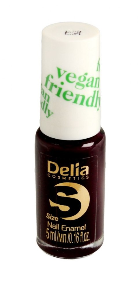 Delia Cosmetics Vegan Friendly Emalia do paznokci Size S nr 225 Black Berry 5ml