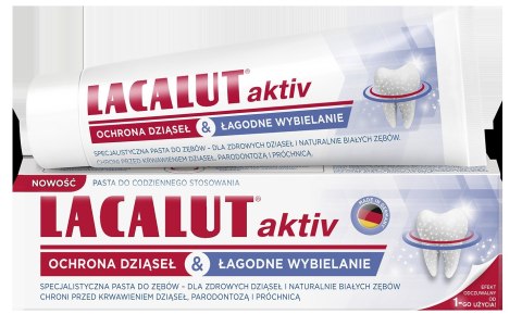 Lacalut Pasta do zębów Activ - ochrona dziąseł & aktywne wybielanie 75ml