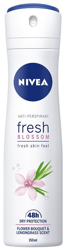 Nivea Dezodorant Fresh Blossom 48h spray damski 150ml