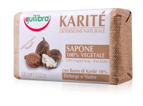 Equilibra Karite Mydło w kostce z masłem Shea 100g