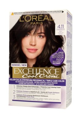 L'Oreal Excellence Cool Creme Krem koloryzujący 4.11 Ultra Popielaty Brąz 1op.