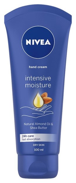 NIVEA Hand Cream Krem do rąk intensywnie nawilżający Intensive Moisture 100ml