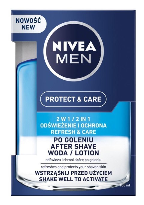 NIVEA MEN Woda po goleniu PROTECT & CARE 2w1 100ml