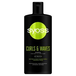 Syoss Curls & Waves Szampon do włosów podkreślający loki 440ml