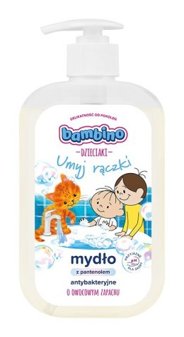 Bambino Dzieciaki Mydło w płynie antybakteryjne "Umyj Rączki" 500ml