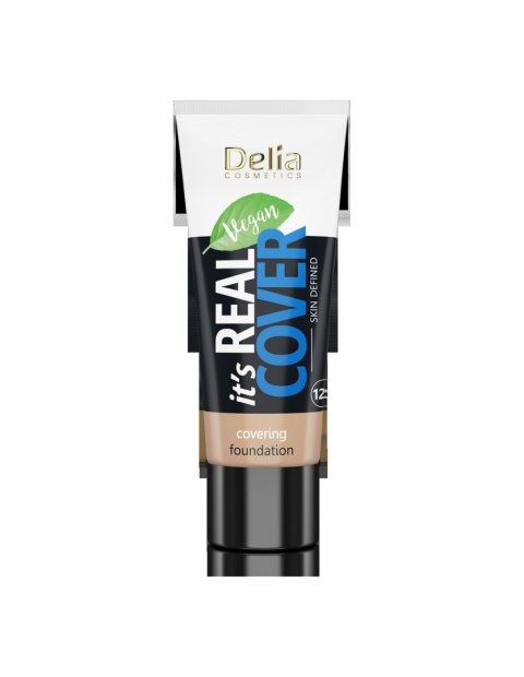 Delia Cosmetics It's Real Cover Podkład kryjący rewitalizująco-nawilżający nr 202 Beige 30ml