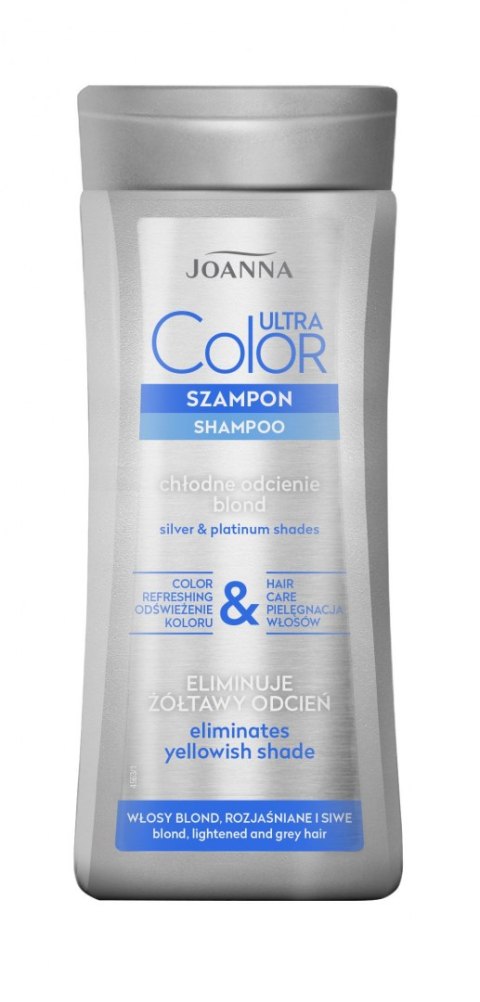 Joanna Ultra Color System Szampon do włosów blond,rozjaśnionych i siwych 200ml