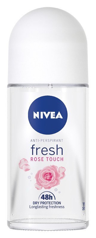 Nivea Dezodorant FRESH ROSE TOUCH 48h roll-on damski 50ml