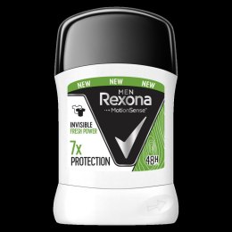 Rexona Motion Sense Men Dezodorant sztyft Invisible Fresh Power 48H 50ml
