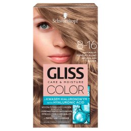 Schwarzkopf Gliss Color Krem koloryzujący nr 8-16 Naturalny Popielaty Blond 1op.