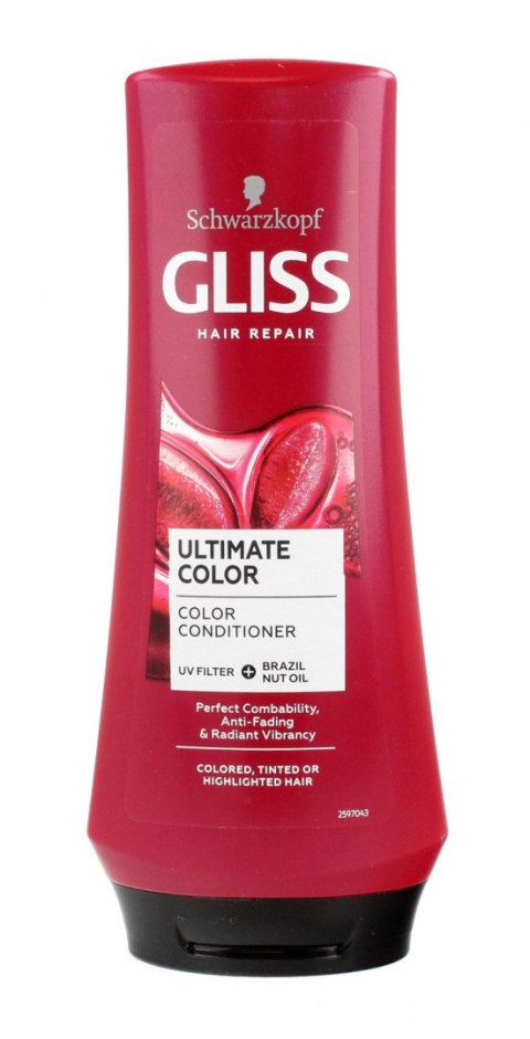 Schwarzkopf Gliss Hair Repair Odżywka do włosów farbowanych Ultimate Color 200ml