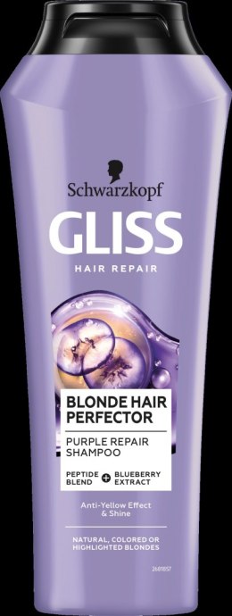 Schwarzkopf Gliss Hair Repair Purple Szampon do włosów blond i rozjaśnionych 250ml
