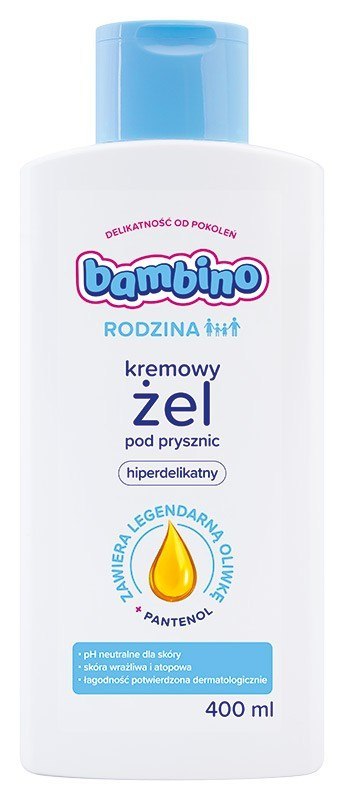 Bambino Rodzina Kremowy Żel pod prysznic hipoalergiczny 400ml