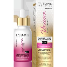 Eveline Unicorn Magic Drops Baza-Serum pielęgnujące pod makijaż 2w1 30ml