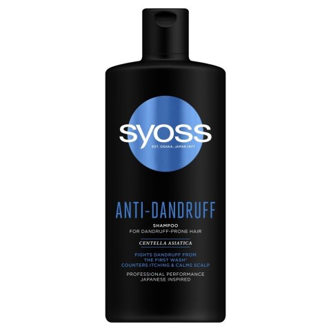 Syoss Anti-Dandruff Szampon do włosów z łupieżem 440ml