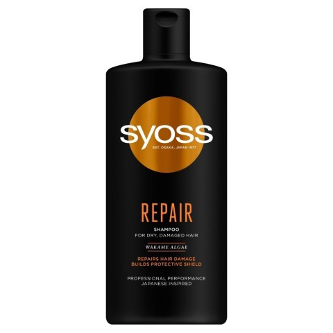 Syoss Repair Szampon odbudowujący do włosów suchych i zniszczonych 440ml
