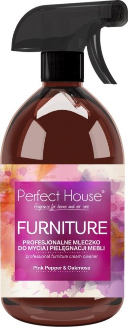 BARWA Perfect House Furniture Profesjonalne Mleczko do mycia i pielęgnacji mebli 450ml
