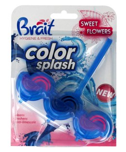 Brait Kostka toaletowa 2-fazowa Color Splash do WC Sweet Flowers 45g