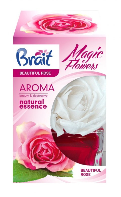 Brait Magic Flower Dekoracyjny Odświeżacz powietrza Beautiful Rose 75ml