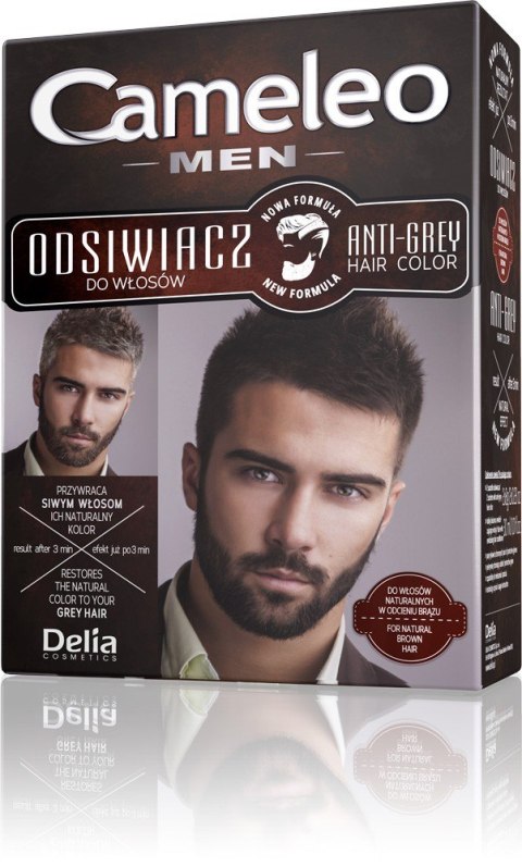 Delia Cosmetics Cameleo Odsiwiacz dla mężczyzn do włosów naturalnych i brązowych 1op