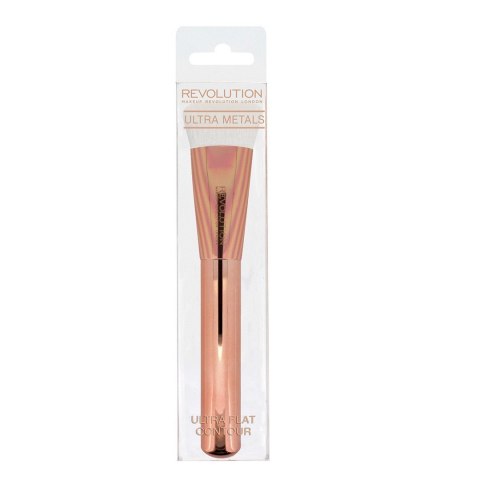 Makeup Revolution Ultra Metals Pędzel do konturowania twarzy Flat Contour F304 1szt