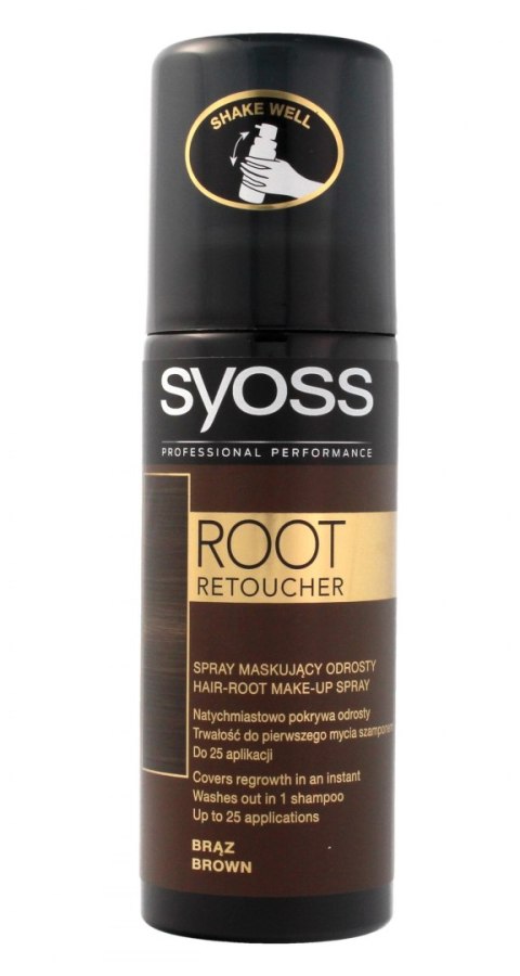 Syoss Root Retoucher Spray maskujący odrosty - Brąz 120ml