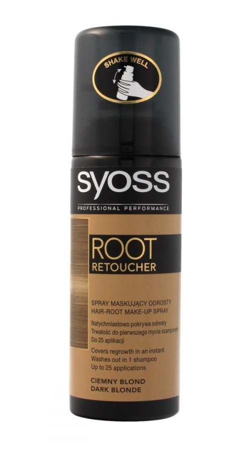 Syoss Spray do odrostów - Ciemny Blond 120ml