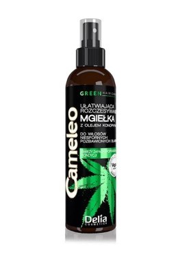 Delia Cosmetics Cameleo Green Mgiełka do włosów ułatwiająca rozczesywanie z olejem konopnym 200ml