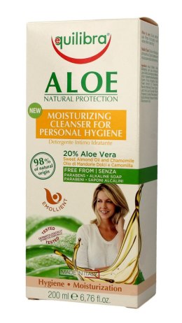 Equilibra Aloe Natural Protection Żel do higieny intymnej nawilżający 200ml