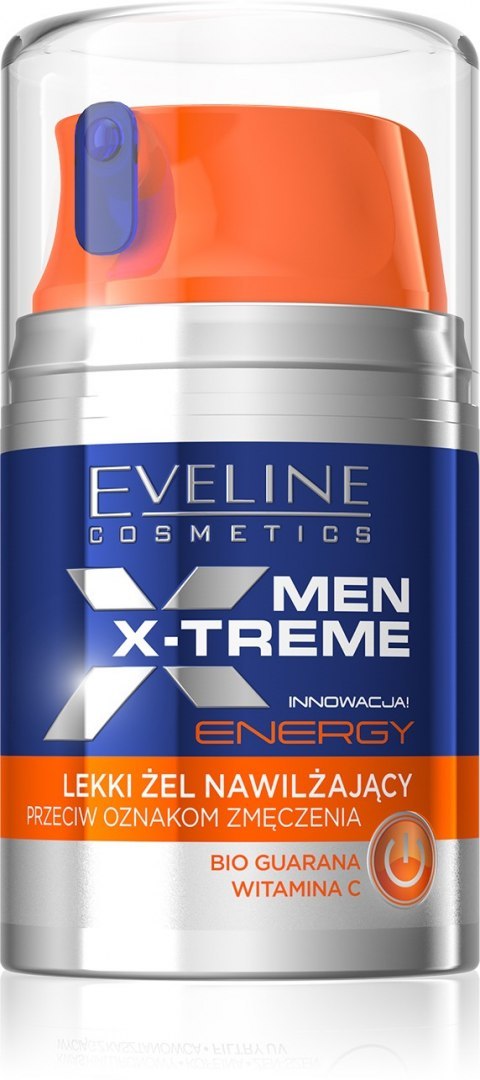 Eveline Men X-Treme Energy Lekki Żel nawilżający przeciw oznakom zmęczenia 50ml