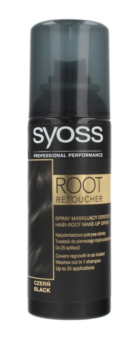 Syoss Root Retoucher Spray maskujący odrosty - Czerń 120ml