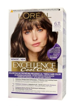 L'Oreal Excellence Cool Creme Krem koloryzujący 6.11 Ultra Popielaty Ciemny Blond 1op.