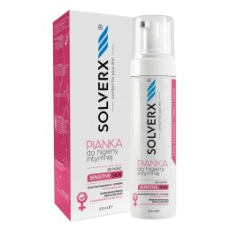 SOLVERX Sensitive Skin Pianka do higieny intymnej dla kobiet 200ml