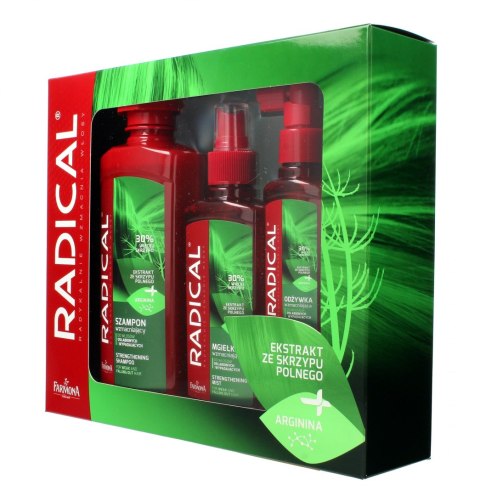 Farmona Zestaw prezentowy Radical (szampon 400ml+mgiełka 200ml+odżywka 100ml)