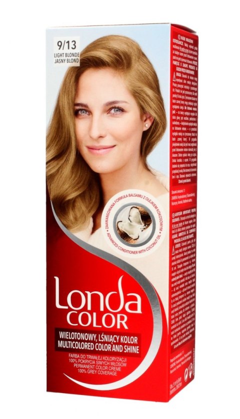 Londacolor Cream Farba do włosów nr 9/13 jasny blond 1op.