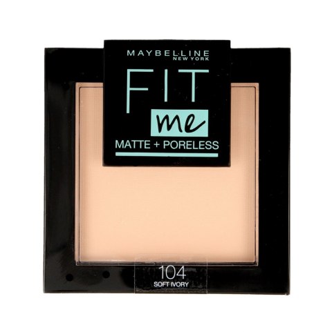 Maybelline Fit Me! Puder kompaktowy Matte+Poreless nr 104 Soft Ivory 9g