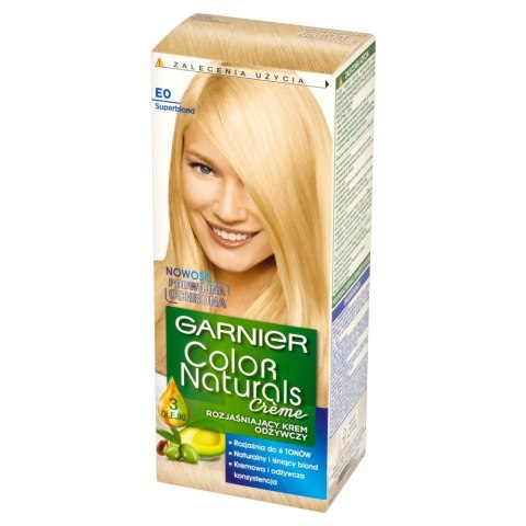 Garnier Color Naturals Krem koloryzujący nr E0 Rozjaśniacz Superblond 1op