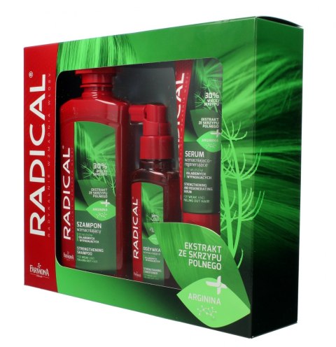 Farmona Zestaw prezentowy Radical (szampon 400ml+odżywka 100ml+serum 100ml)