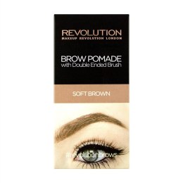 Makeup Revolution Brow Pomade Pomada do brwi Soft Brown 1szt