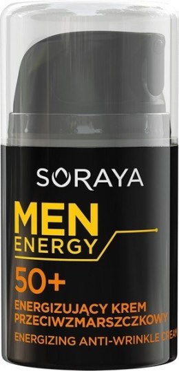Soraya Men Energy 50+ Energizujący krem przeciwzmarszczkowy 50ml