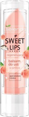 Bielenda Sweet Lips Balsam do ust regenerujący - Brzoskwinia i Masło Shea 3.8g