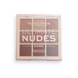 Makeup Revolution Ultimate Nudes Shadow Palette Zestaw cieni do powiek Dark 1szt