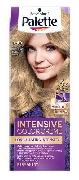 Palette Intensive Color Creme Krem koloryzujący nr 9-40 Naturalny Jasny Blond 1op.