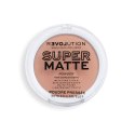 Makeup Revolution Super Matte Pressed Powder Puder matujący - Medium Tan 6g