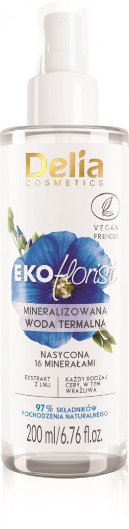 Delia Cosmetics Eko Florist Len Mineralizowana Woda termalna 200ml