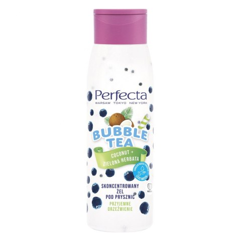 Perfecta Bubble Tea Skoncentrowany Żel pod prysznic Coconut + Zielona Herbata 400ml