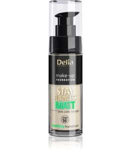 Delia Cosmetics Stay Flawless Matt Podkład matujący 16H nr 401 Ivory 30ml