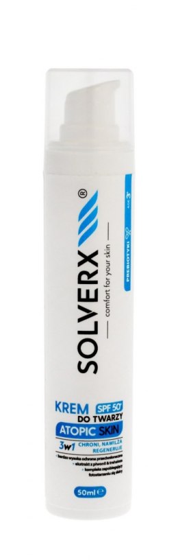 Solverx Atopic Skin Krem do twarzy skóra atopowa 50ml