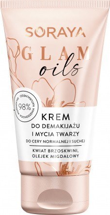 Soraya Glam Oils Krem do demakijażu i mycia twarzy - cera normalna i sucha 125ml